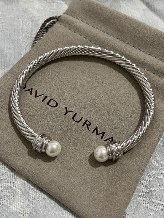 Meet the Posher Jewelry - 😘 David Yurman Cable Classics Collection: Pearl-End Bracelet